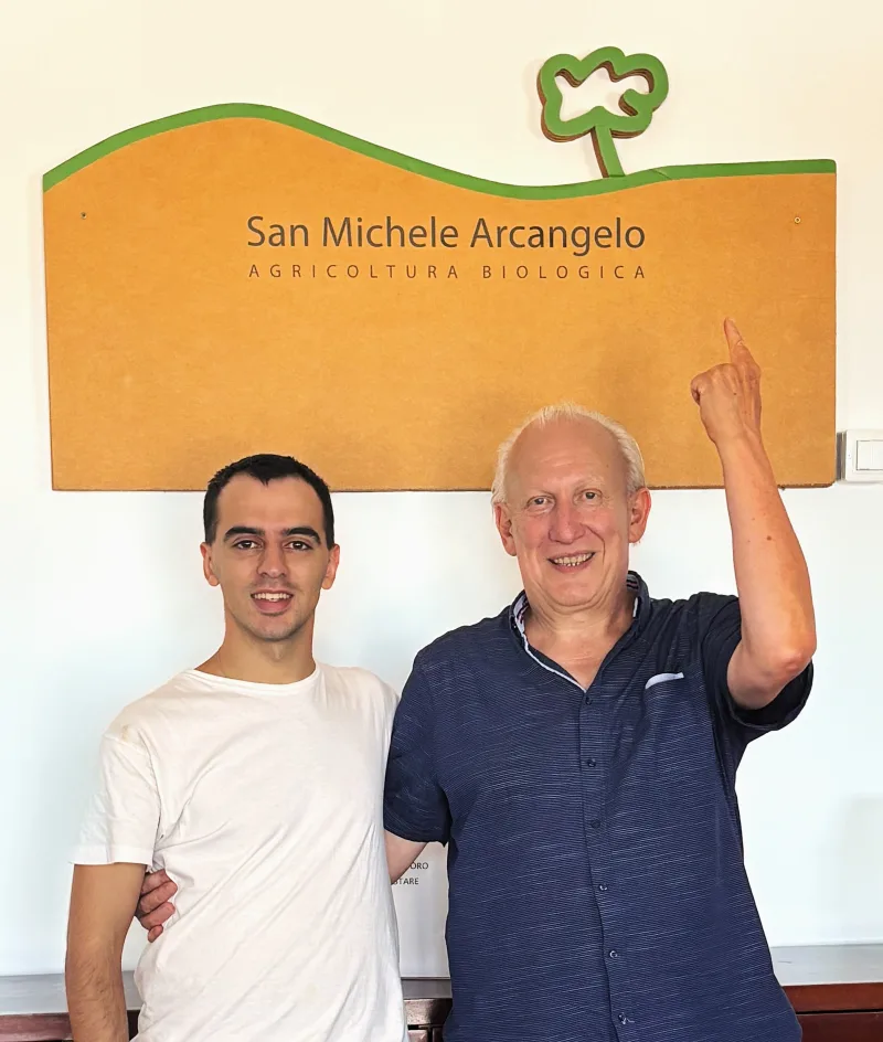 At the San Michele Arcangelo farm